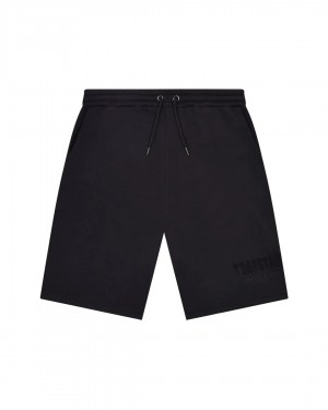 Trapstar Decoded Chenille Kurze Hose Herren Schwarz Schweiz | NWCKAJ598