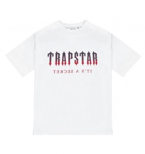 Trapstar Decoded T-Shirt Herren Weiß Schweiz | WDHPEF640