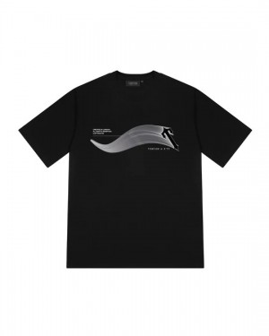 Trapstar Drift T-Shirt Herren Schwarz Schweiz | KPUSMC593