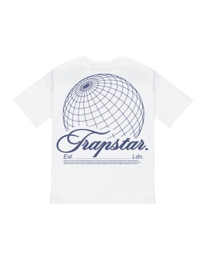 Trapstar Global T-Shirt Herren Weiß Schweiz | MIDXRG089