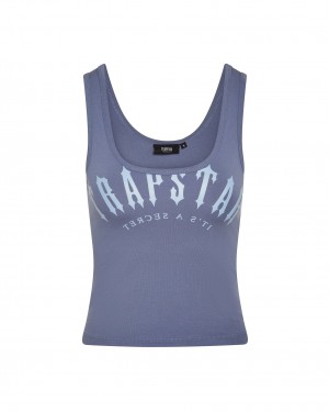 Trapstar Irongate Arch Weste Damen Blau Schweiz | CONDMH793