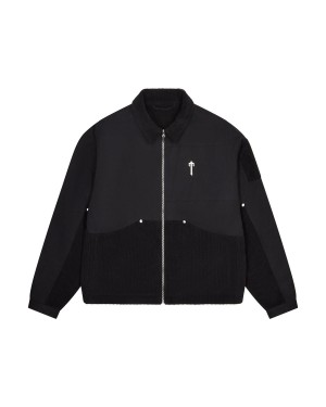 Trapstar Irongate T Coach Jacken Herren Schwarz Schweiz | FOIWCK621