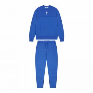 Trapstar Irongate T Crewneck Trainingsanzug Herren Blau Schweiz | RGJDQB150