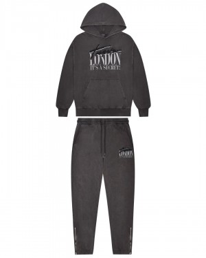 Trapstar London Trainingsanzug Herren Schwarz Schweiz | OCUXIJ320