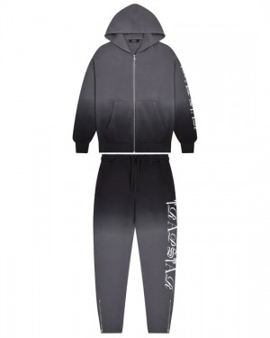 Trapstar Script 2.0 Trainingsanzug Herren Schwarz Schweiz | KSDEIZ920