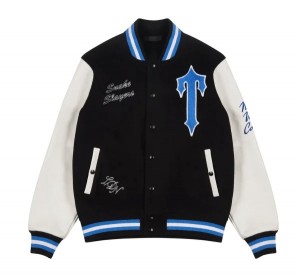 Trapstar Snake Slayers Varsity Jacken Herren Schwarz Weiß Schweiz | QBFOEC280