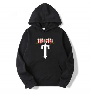 Trapstar T-For Hoodie Herren Schwarz Schweiz | AZPOWF605