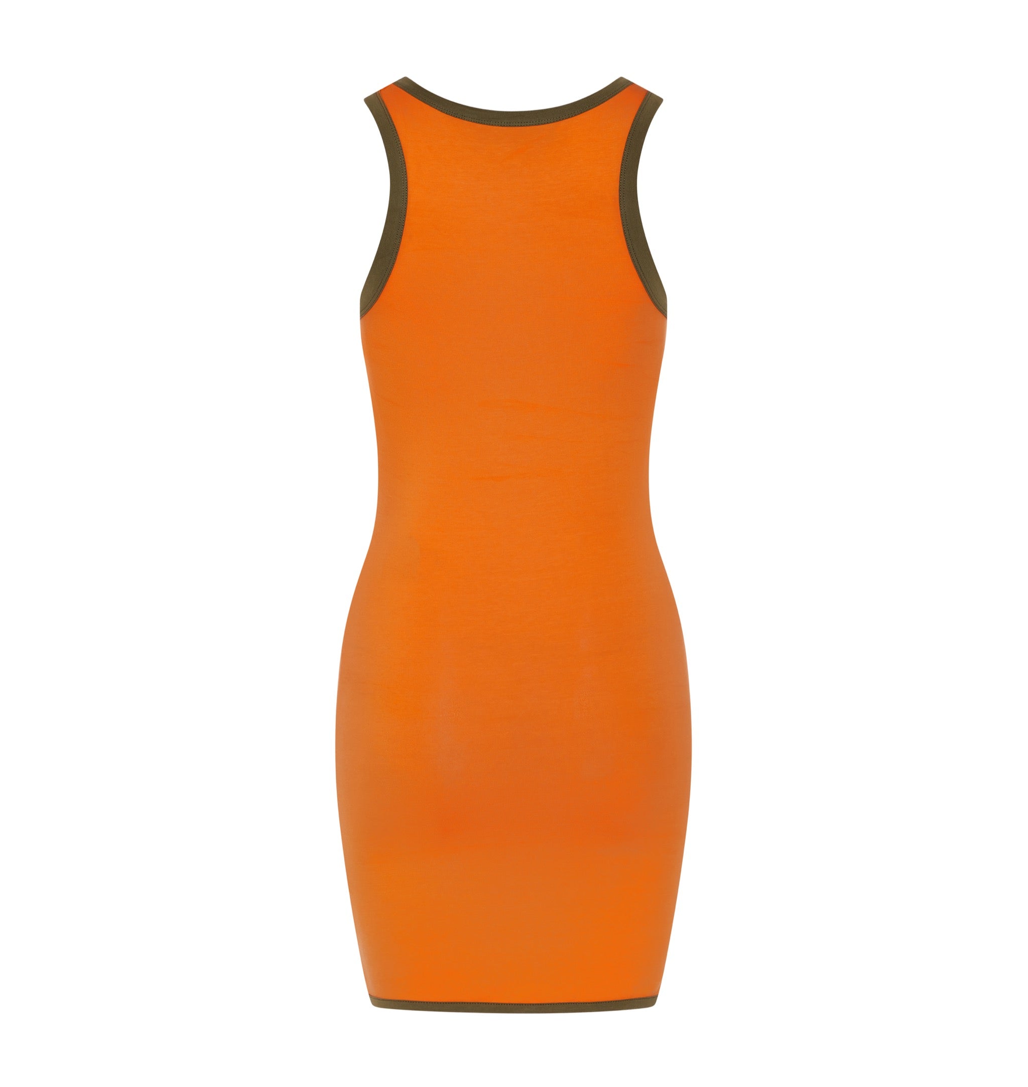Trapstar Contrast Racer Kleid Damen Orange Khaki Schweiz | LAOUEZ012