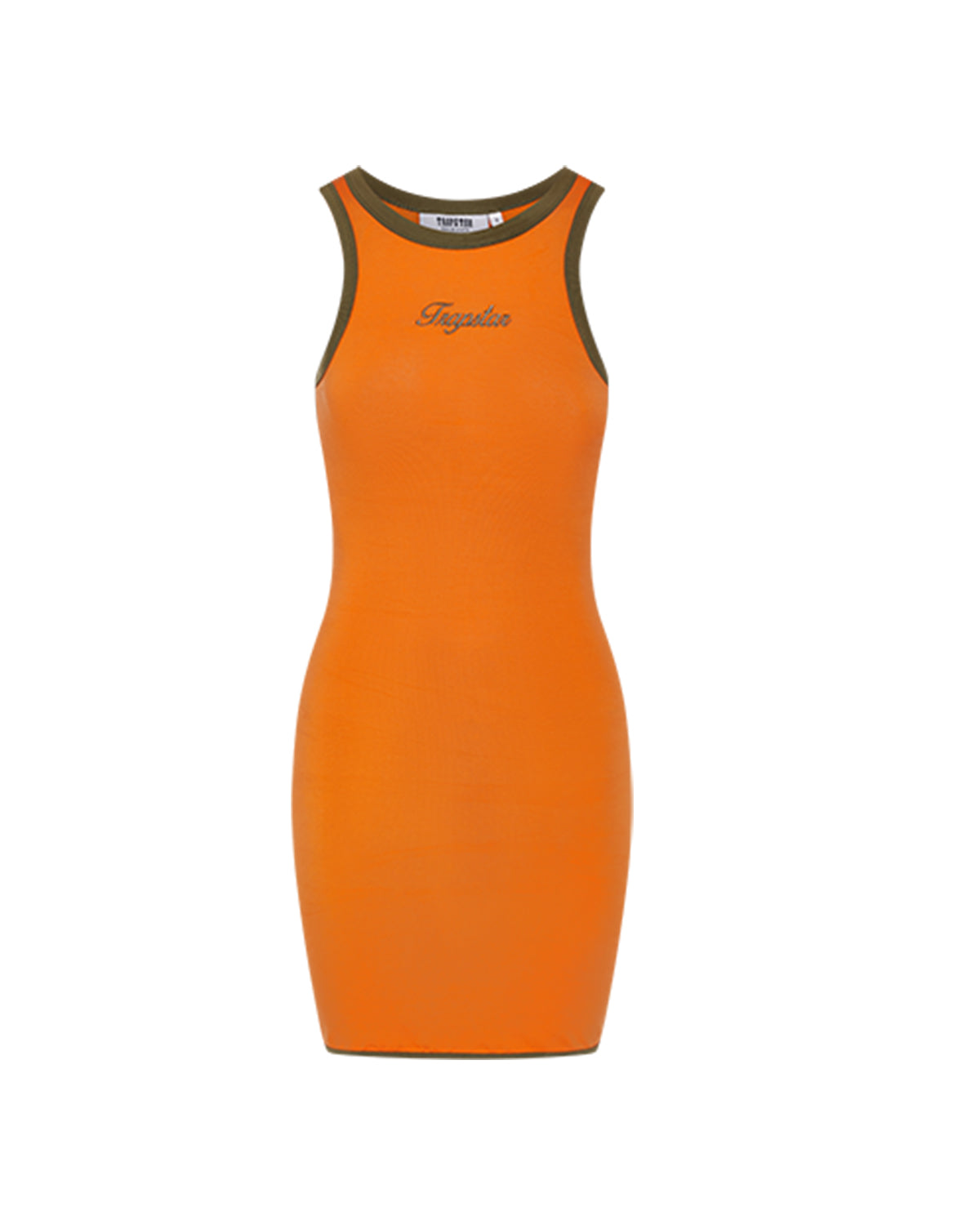 Trapstar Contrast Racer Kleid Damen Orange Khaki Schweiz | LAOUEZ012