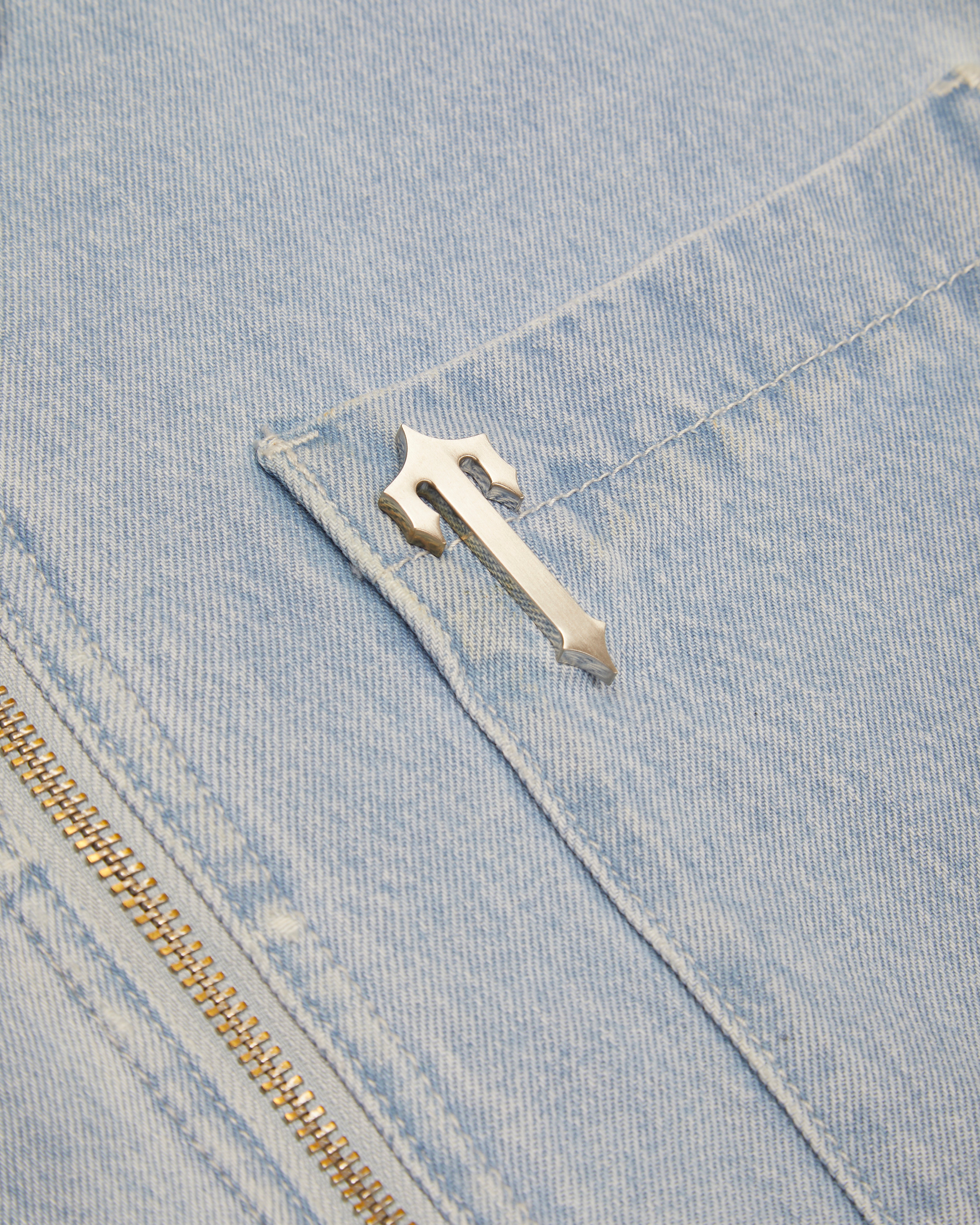 Trapstar Deconstruct Rivet Hemd Herren Blau Schweiz | NYIEXF926