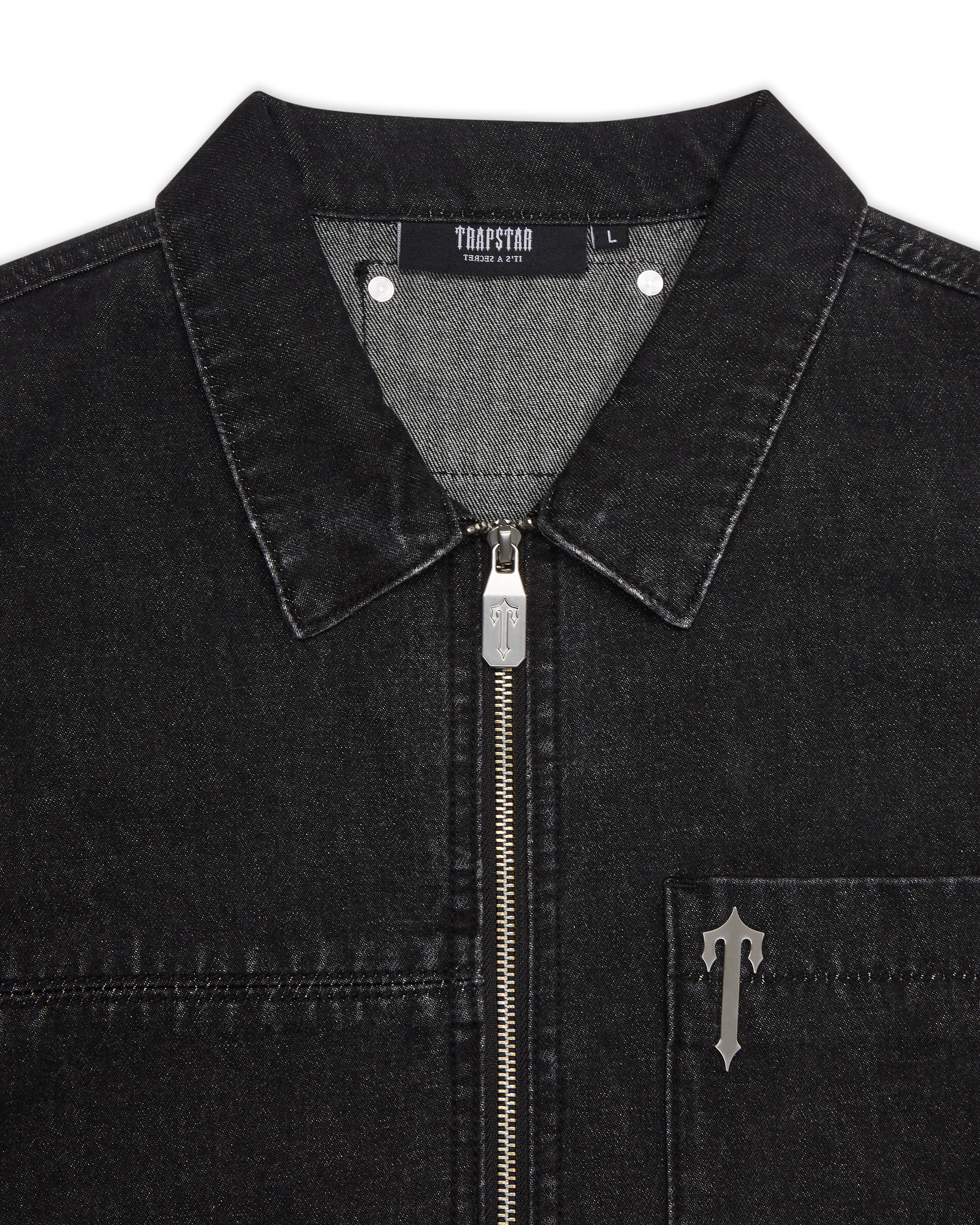 Trapstar Deconstruct Rivet Hemd Herren Schwarz Schweiz | HZTYBJ608