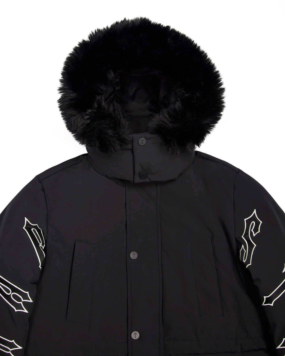 Trapstar Hooded Irongate Mäntel Herren Schwarz Schweiz | QWTZYM564