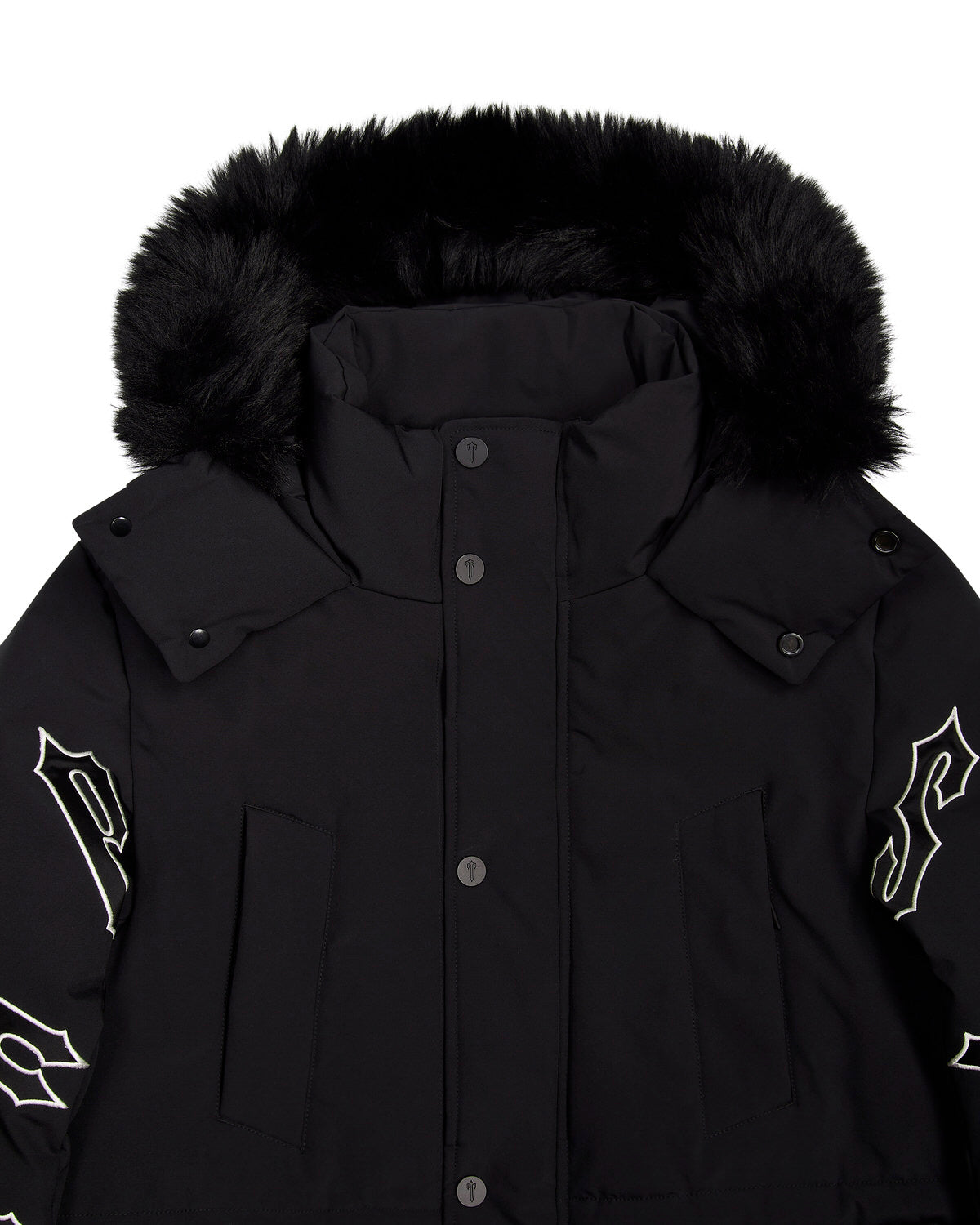 Trapstar Hooded Irongate Mäntel Herren Schwarz Schweiz | QWTZYM564