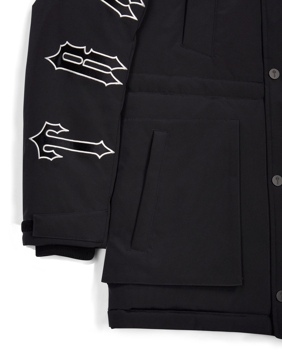 Trapstar Hooded Irongate Mäntel Herren Schwarz Schweiz | QWTZYM564