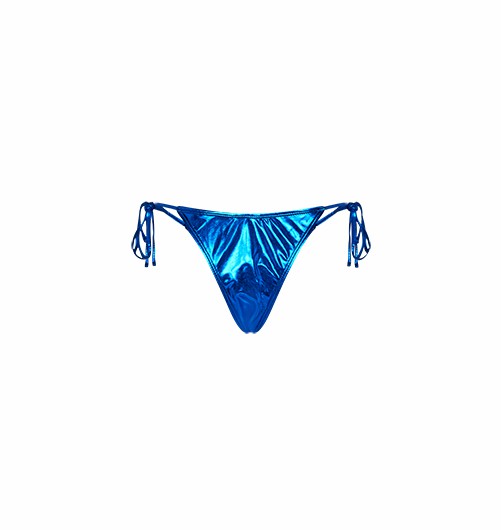 Trapstar Hyperdrive Metallic Tie Side Bikinihosen Damen Blau Schweiz | OETGWU197