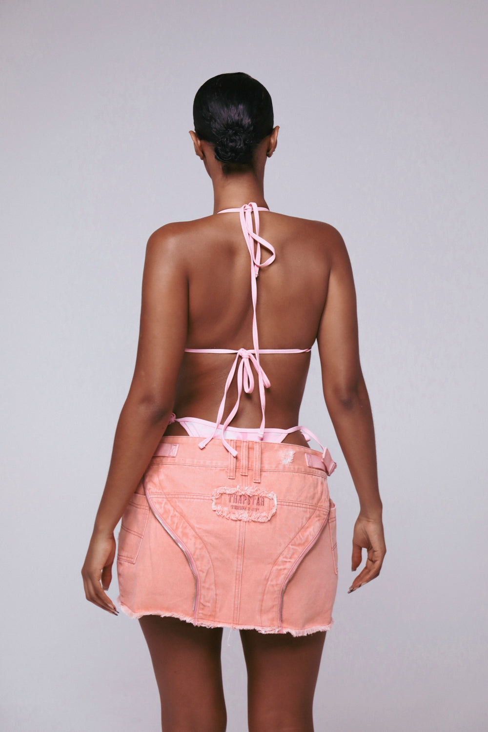 Trapstar Hyperdrive Tie Side Bikinihosen Damen Rosa Schweiz | IDLWPY749
