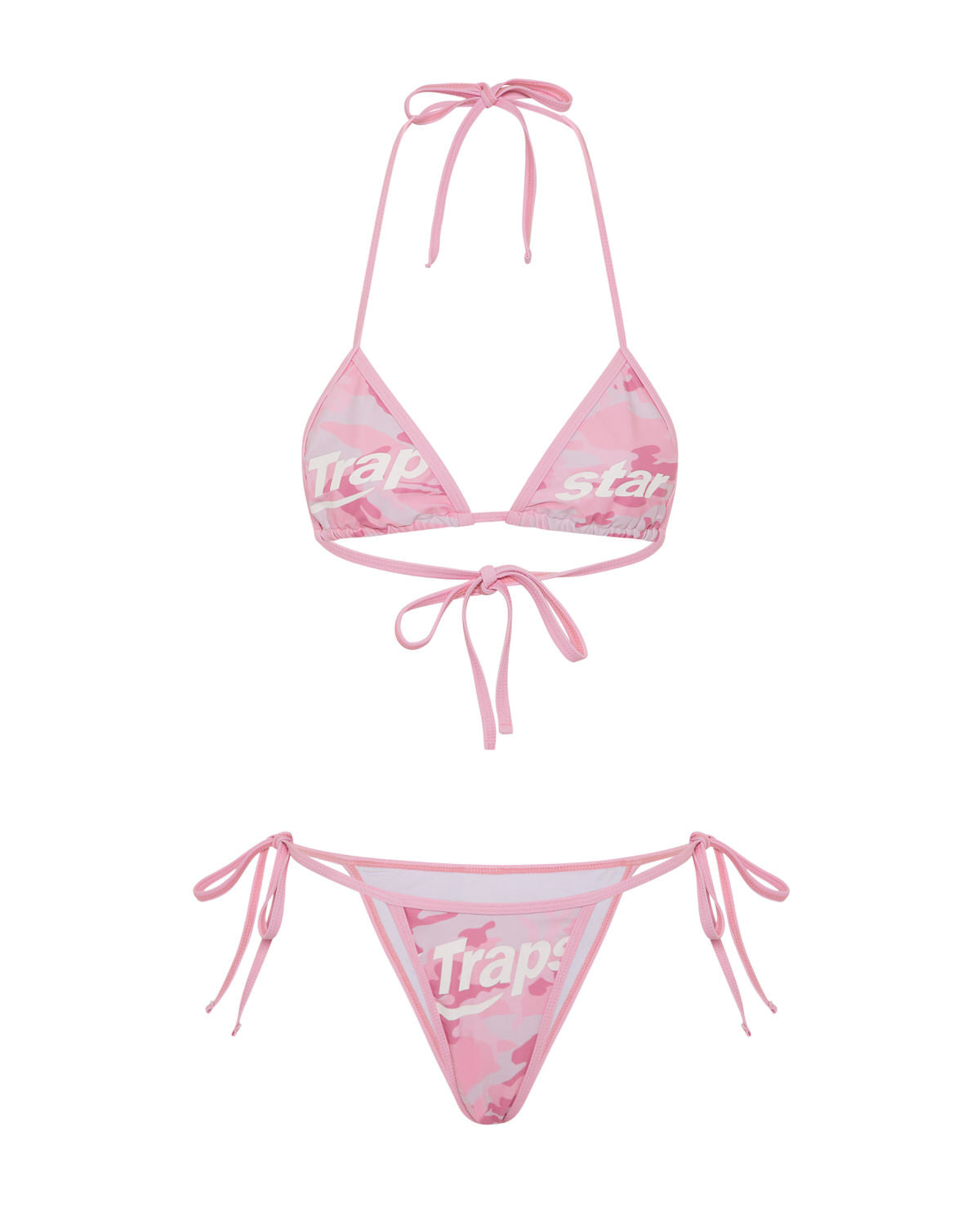 Trapstar Hyperdrive Tie Side Bikinihosen Damen Rosa Schweiz | IDLWPY749