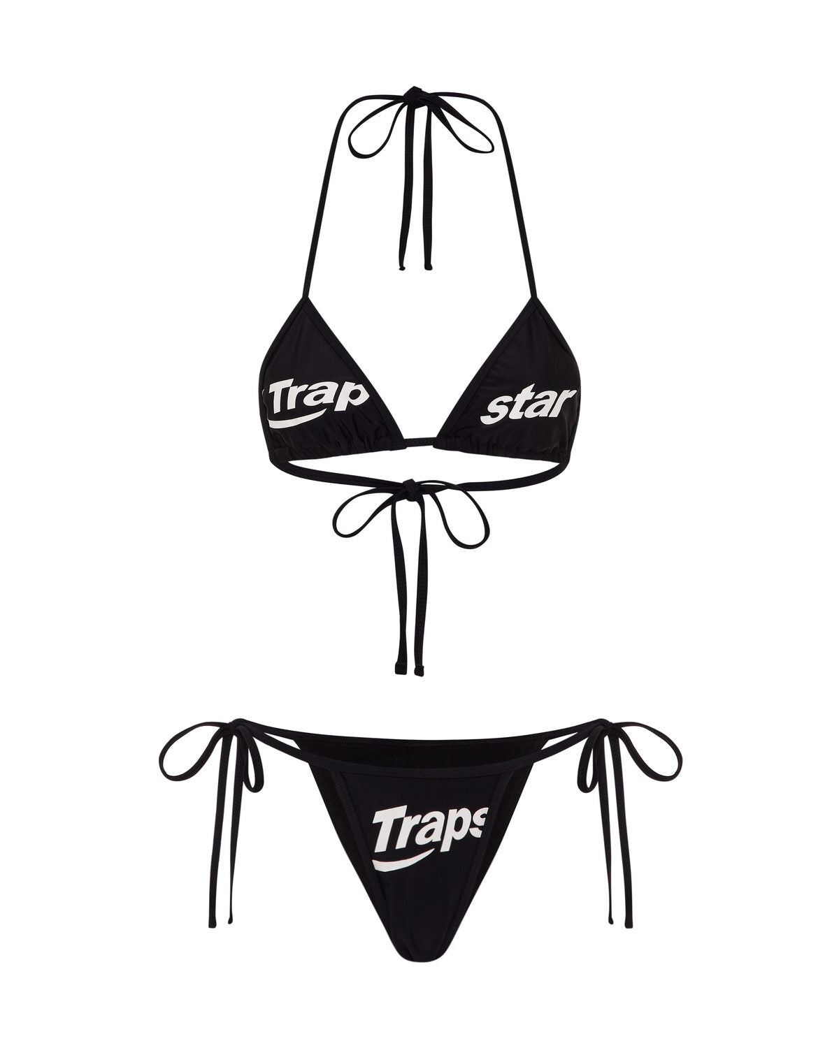 Trapstar Hyperdrive Tie Side Bikinihosen Damen Schwarz Schweiz | QUEVWB654