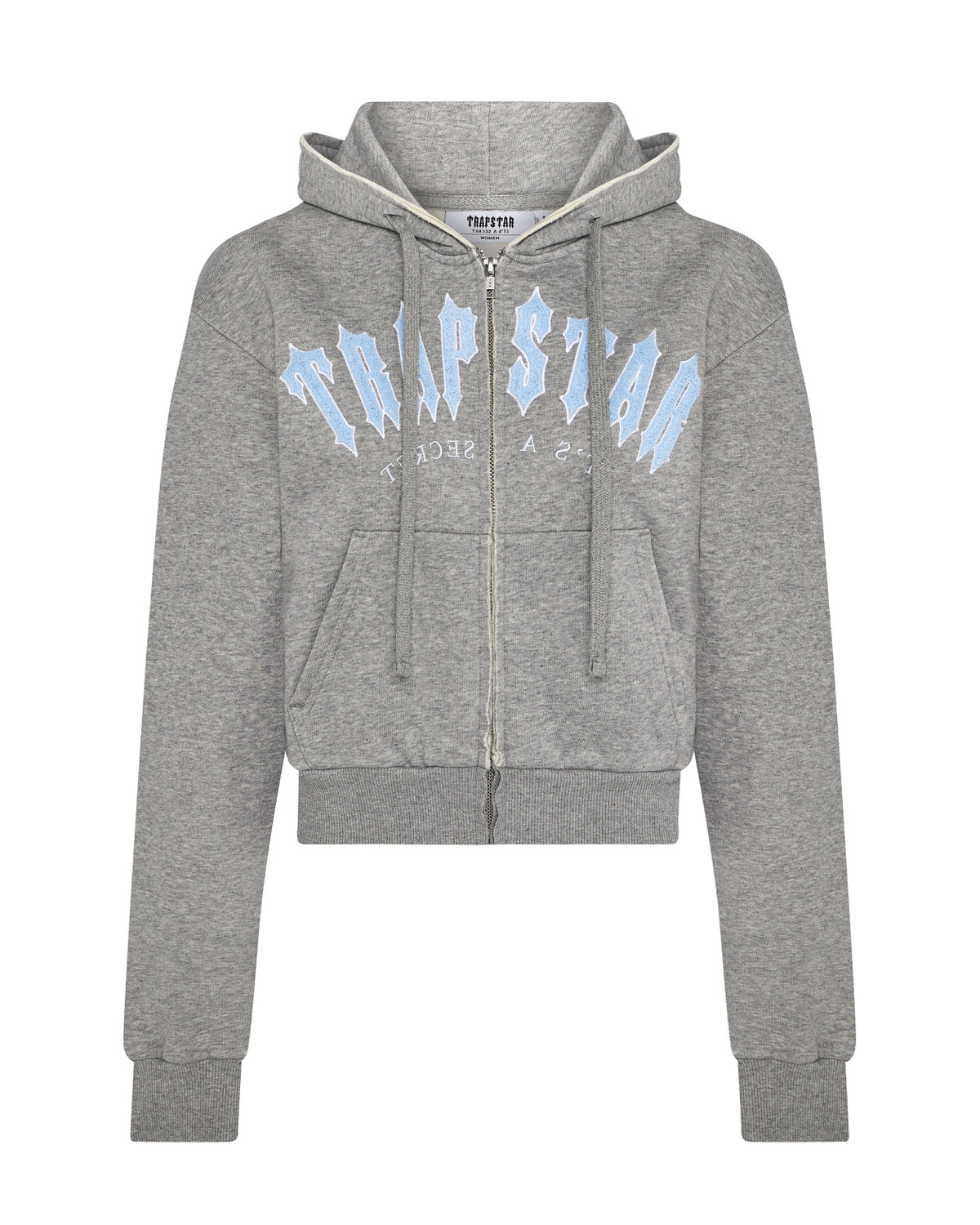 Trapstar Irongate Arch Chenille Embroidery Zip Through Track Hoodie Damen Grau Schweiz | LOVZGY927