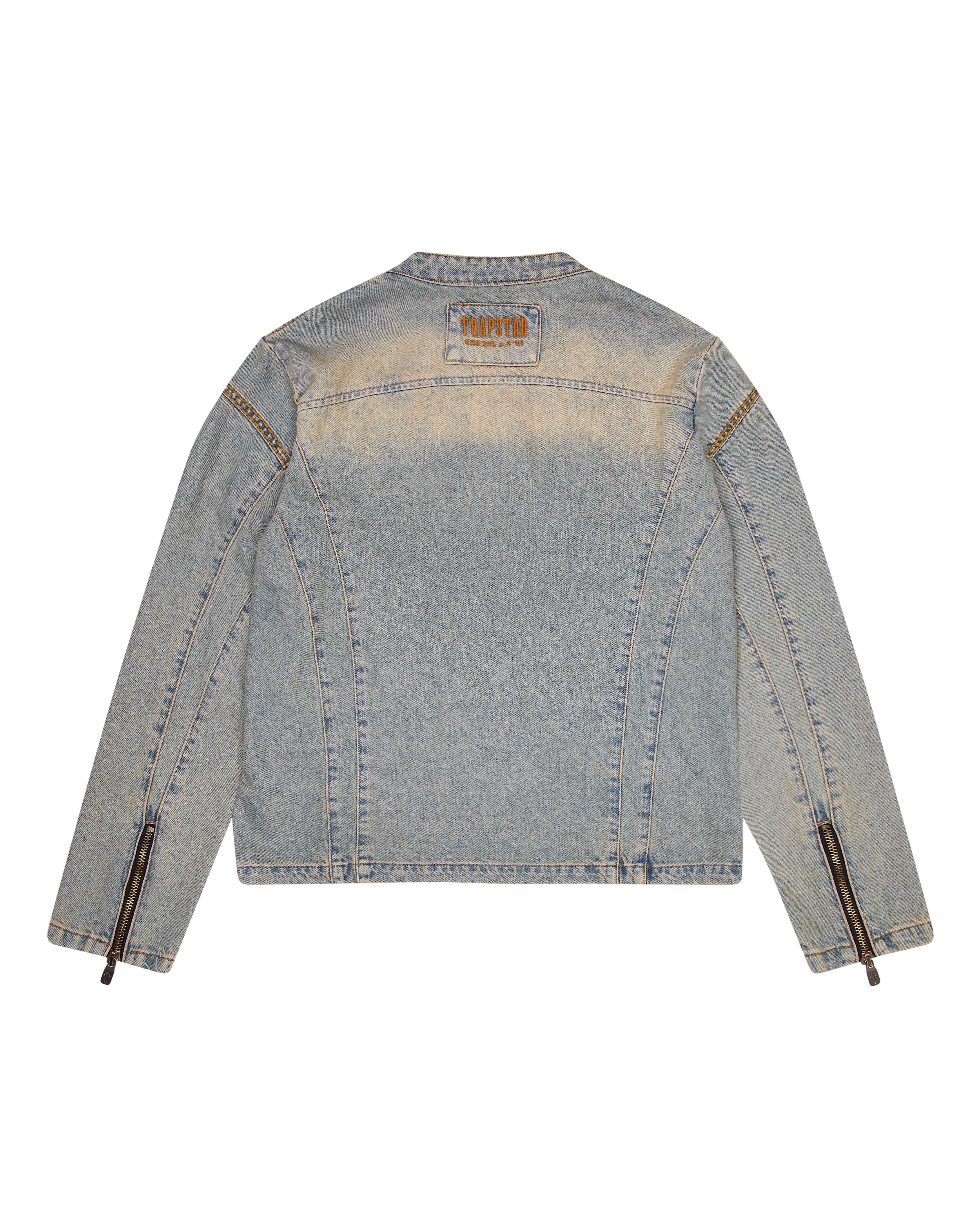 Trapstar Irongate Denim Motocross Jacken Herren Blau Schweiz | UVGMSO039