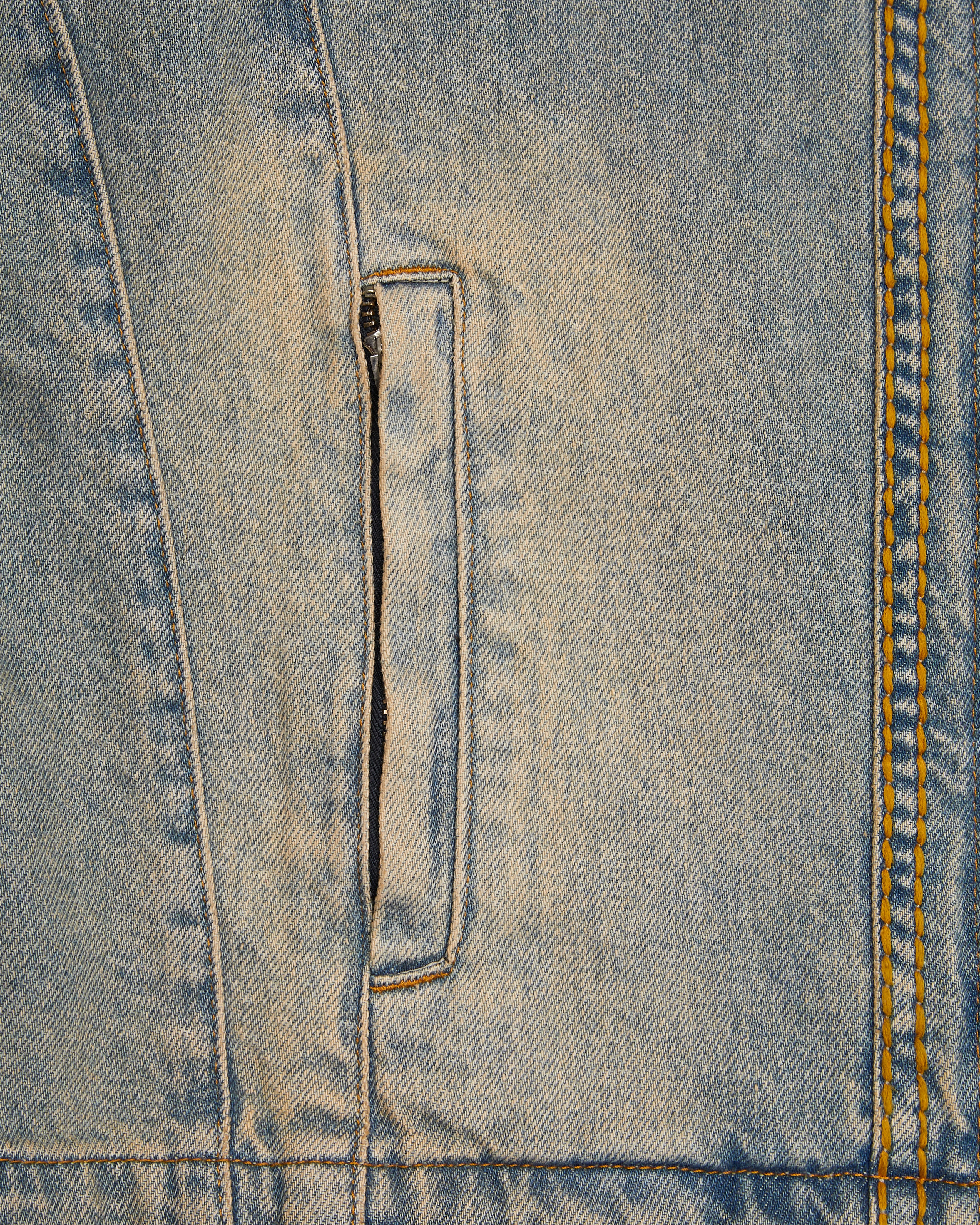 Trapstar Irongate Denim Motocross Jacken Herren Blau Schweiz | UVGMSO039