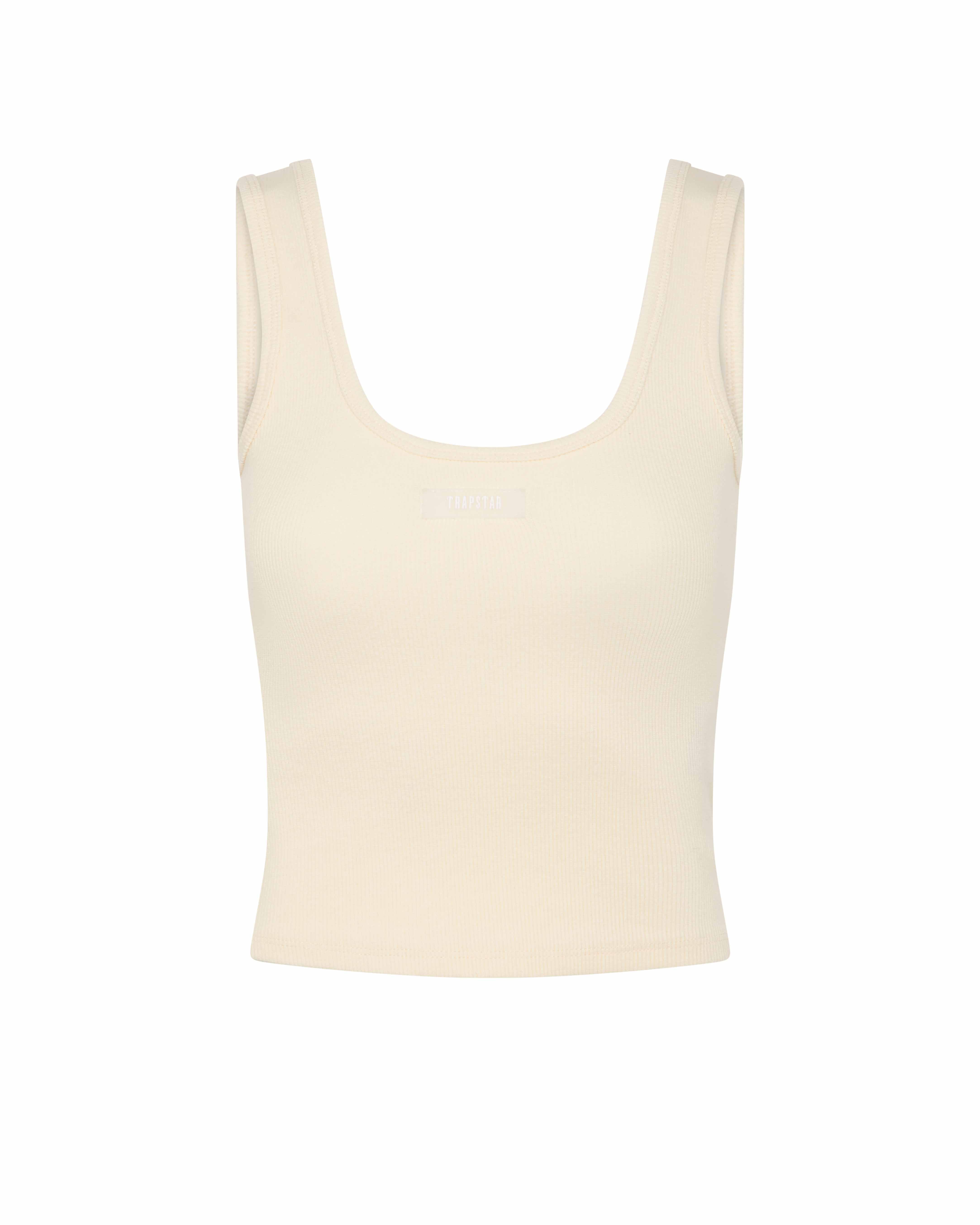 Trapstar Irongate Silicone Badge Rib Weste Damen Weiß Schweiz | CHBQUR038