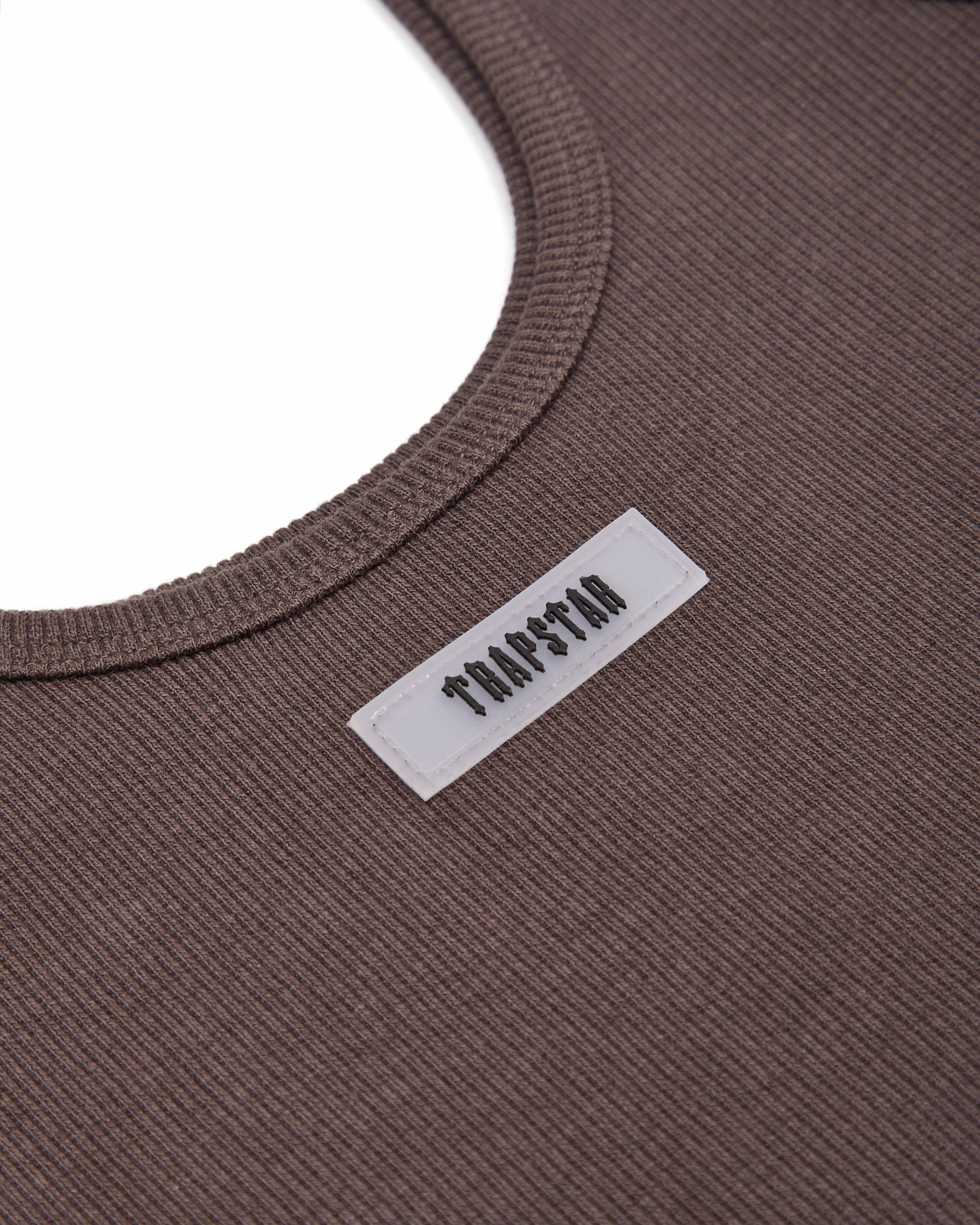 Trapstar Irongate Silicone Badge Rib Weste Damen Braun Schweiz | XNTOPL506