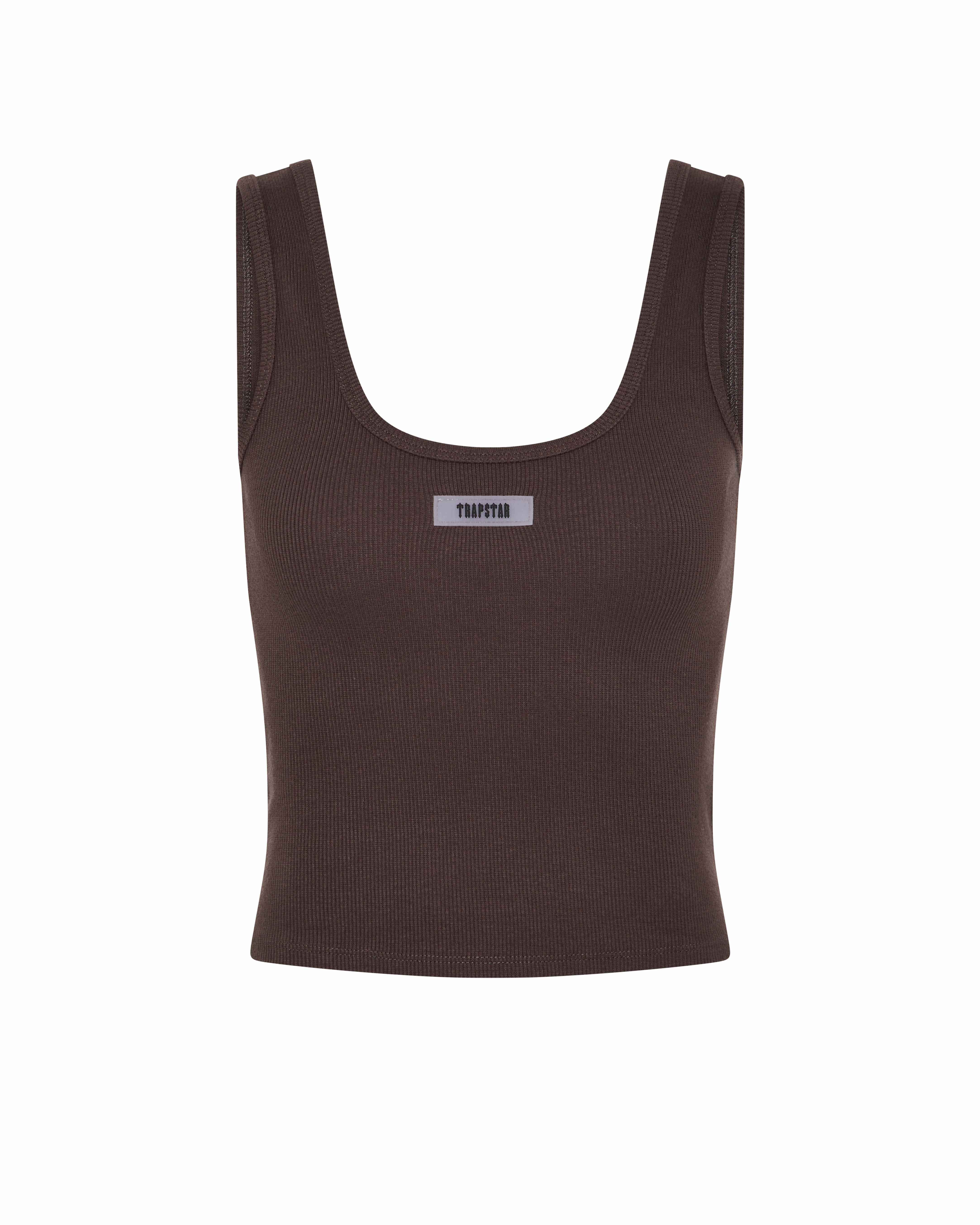 Trapstar Irongate Silicone Badge Rib Weste Damen Braun Schweiz | XNTOPL506