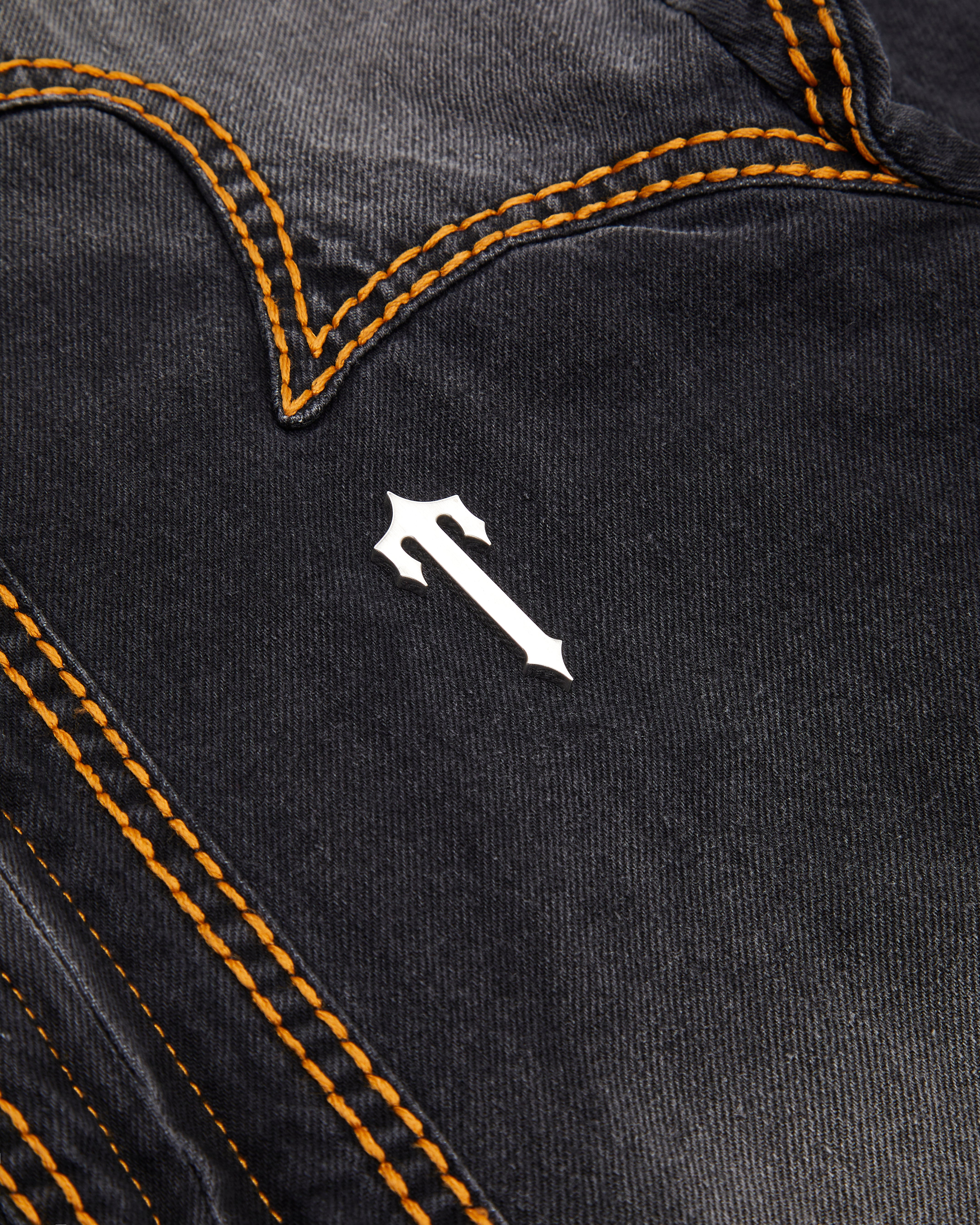 Trapstar Irongate T Panel Denim Jacken Herren Schwarz Schweiz | RSHIFX814