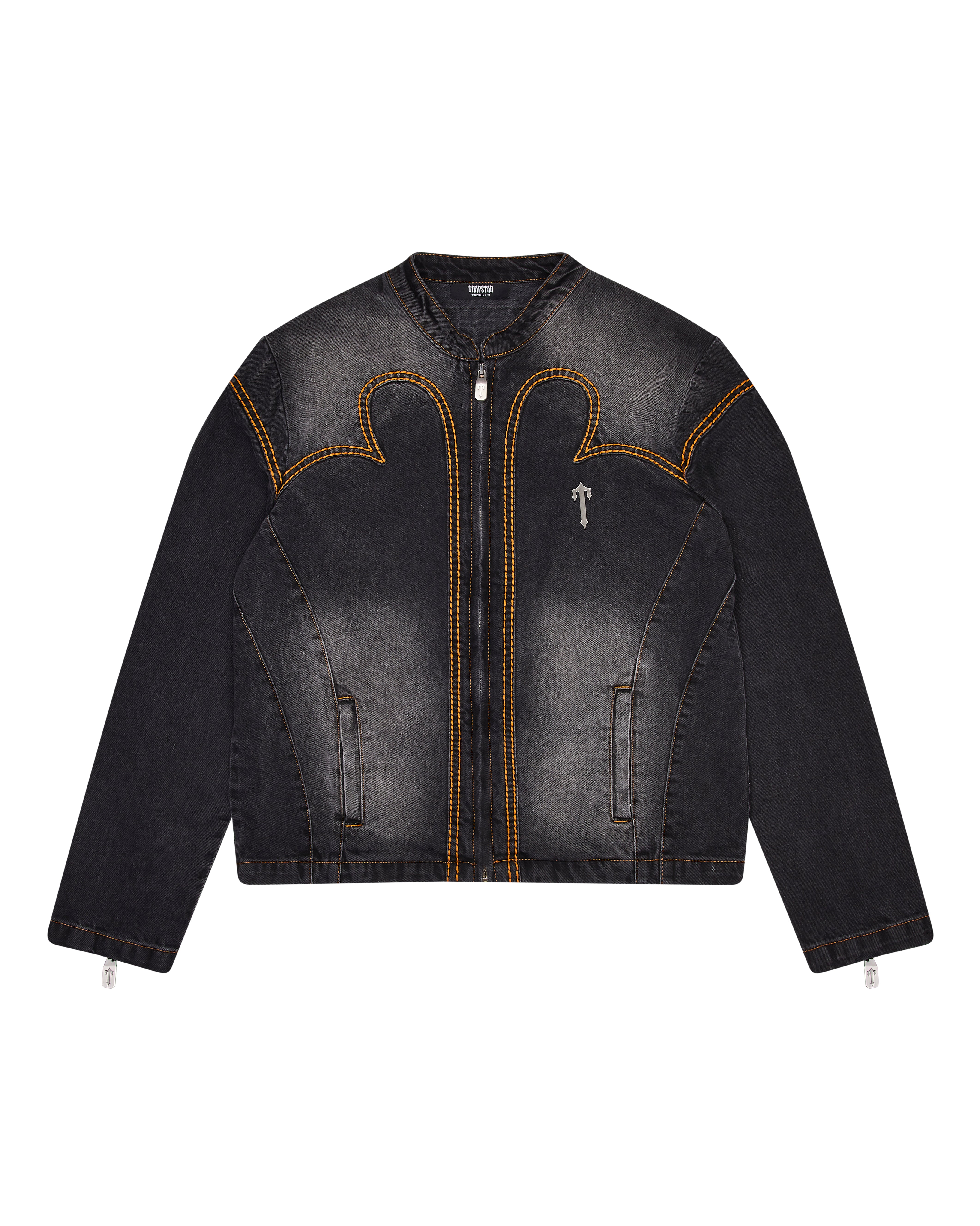 Trapstar Irongate T Panel Denim Jacken Herren Schwarz Schweiz | RSHIFX814
