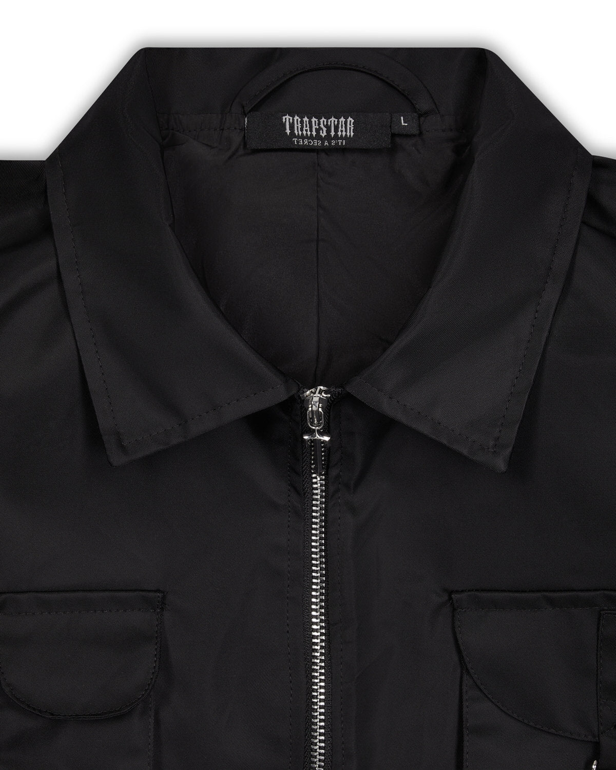 Trapstar Nylon Twill Coach Jacken Herren Schwarz Schweiz | NOTYKJ029