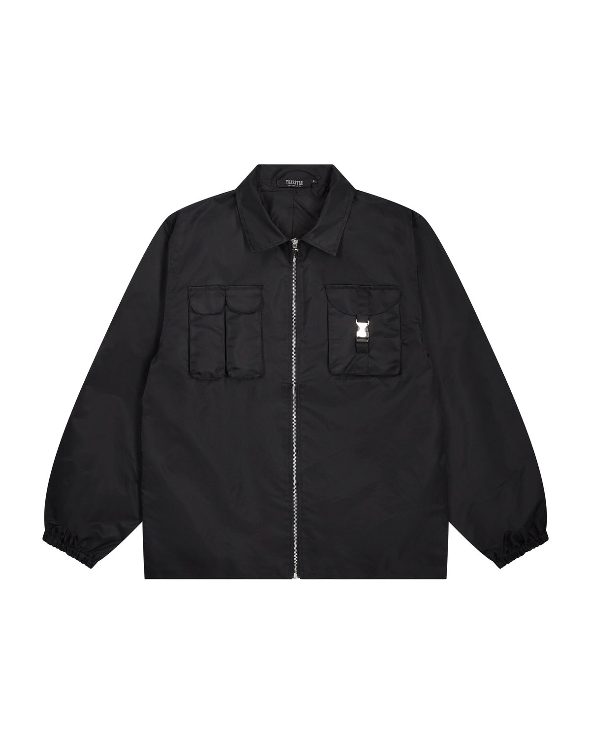 Trapstar Nylon Twill Coach Jacken Herren Schwarz Schweiz | NOTYKJ029