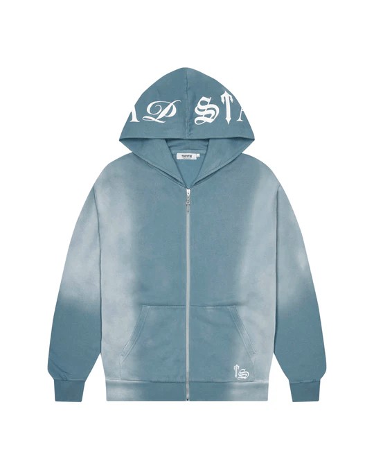 Trapstar Script Hoodie Herren Blau Schweiz | MSAVYD728