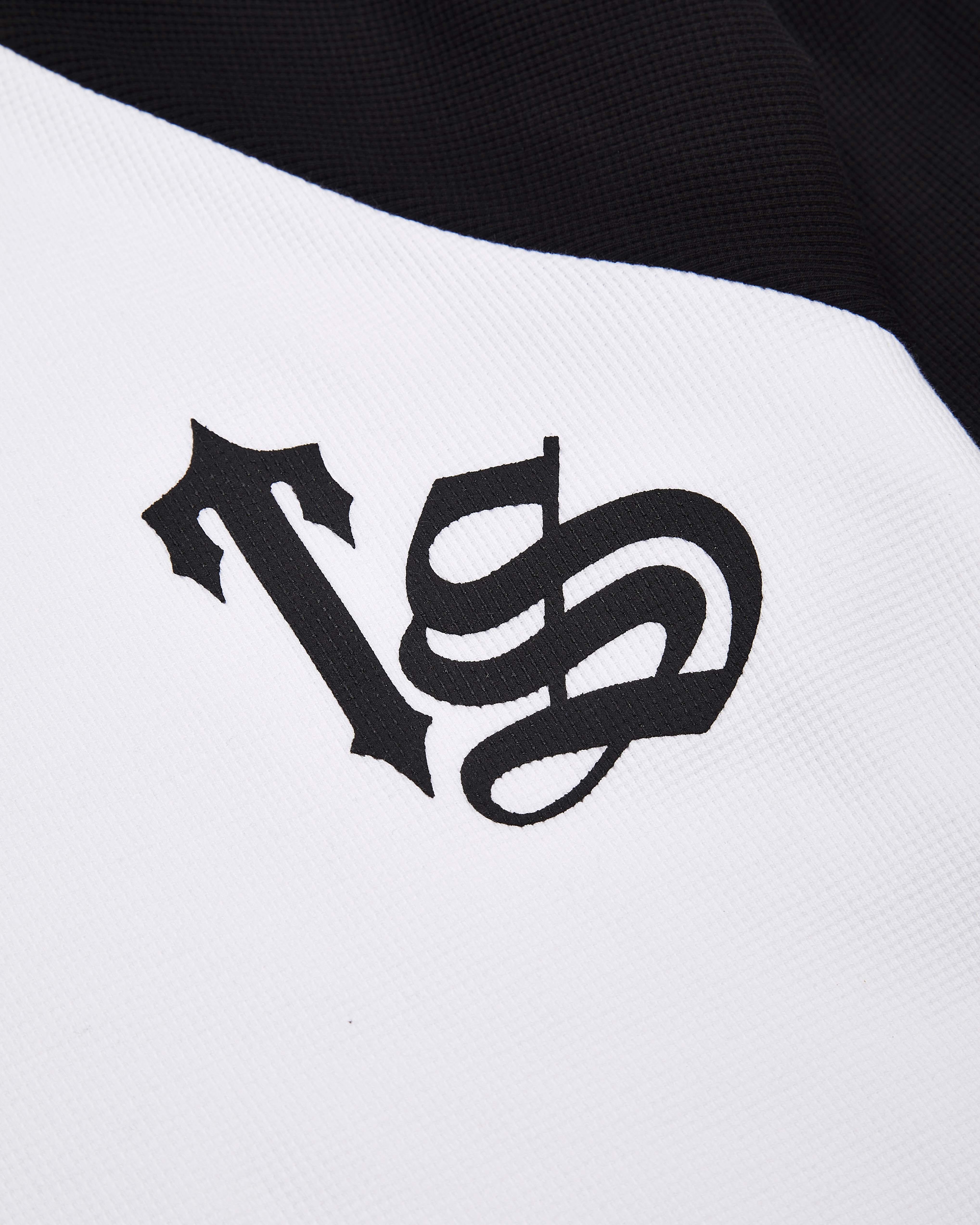 Trapstar Script Waffle LS Pullover Herren Weiß Schwarz Schweiz | TABQJO689