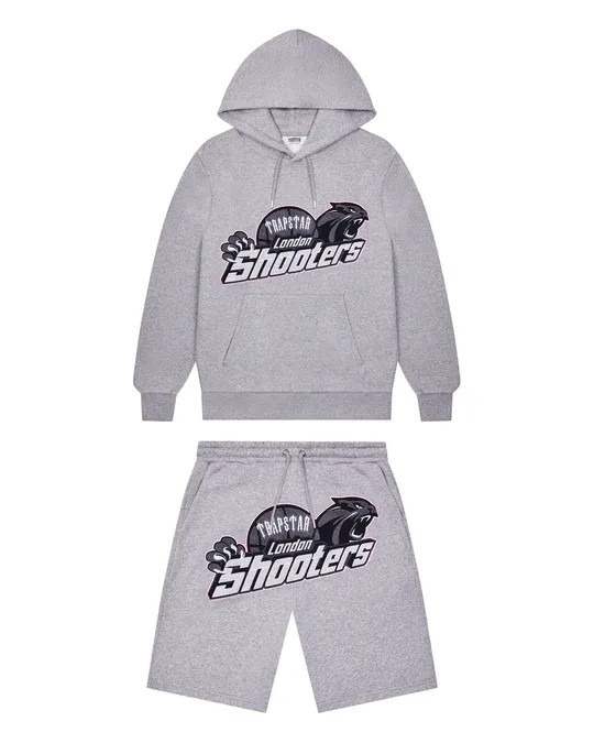 Trapstar Shooters Hoodie Trainingsanzug Herren Grau Schweiz | SVPXWY610
