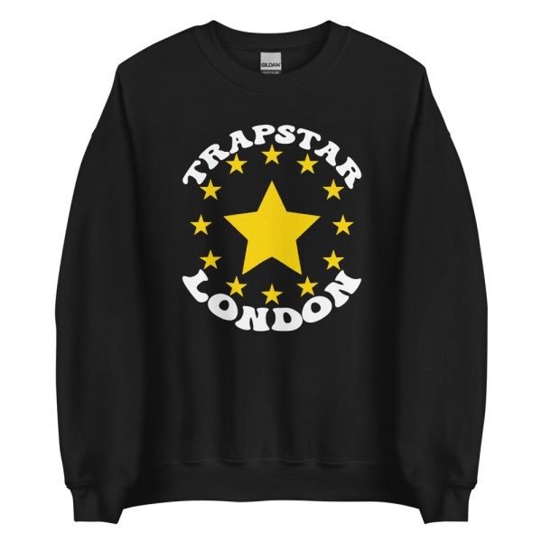 Trapstar Stars London Pullover Herren Schwarz Schweiz | EQDXLM491