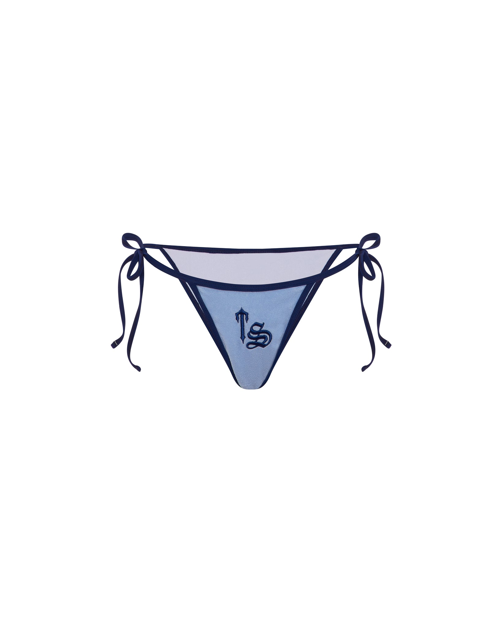 Trapstar Terry Script Bikinihosen Damen Blau Schweiz | SQVHYR732