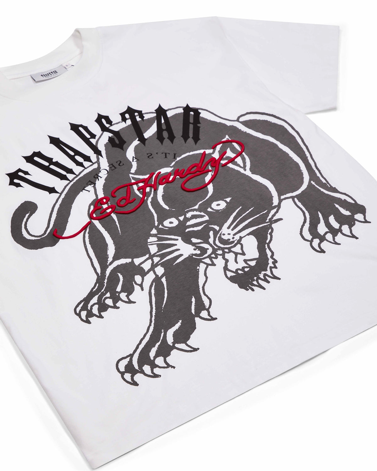 Trapstar X Ed Hardy Arch T-Shirt Herren Weiß Schweiz | TOBVFQ734