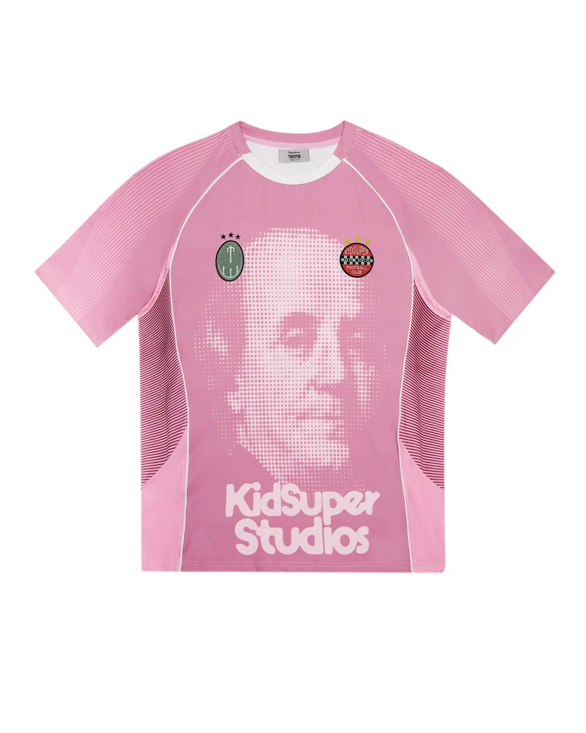 Trapstar X Kidsuper Football Trikot Herren Rosa Schweiz | AZRTHD210