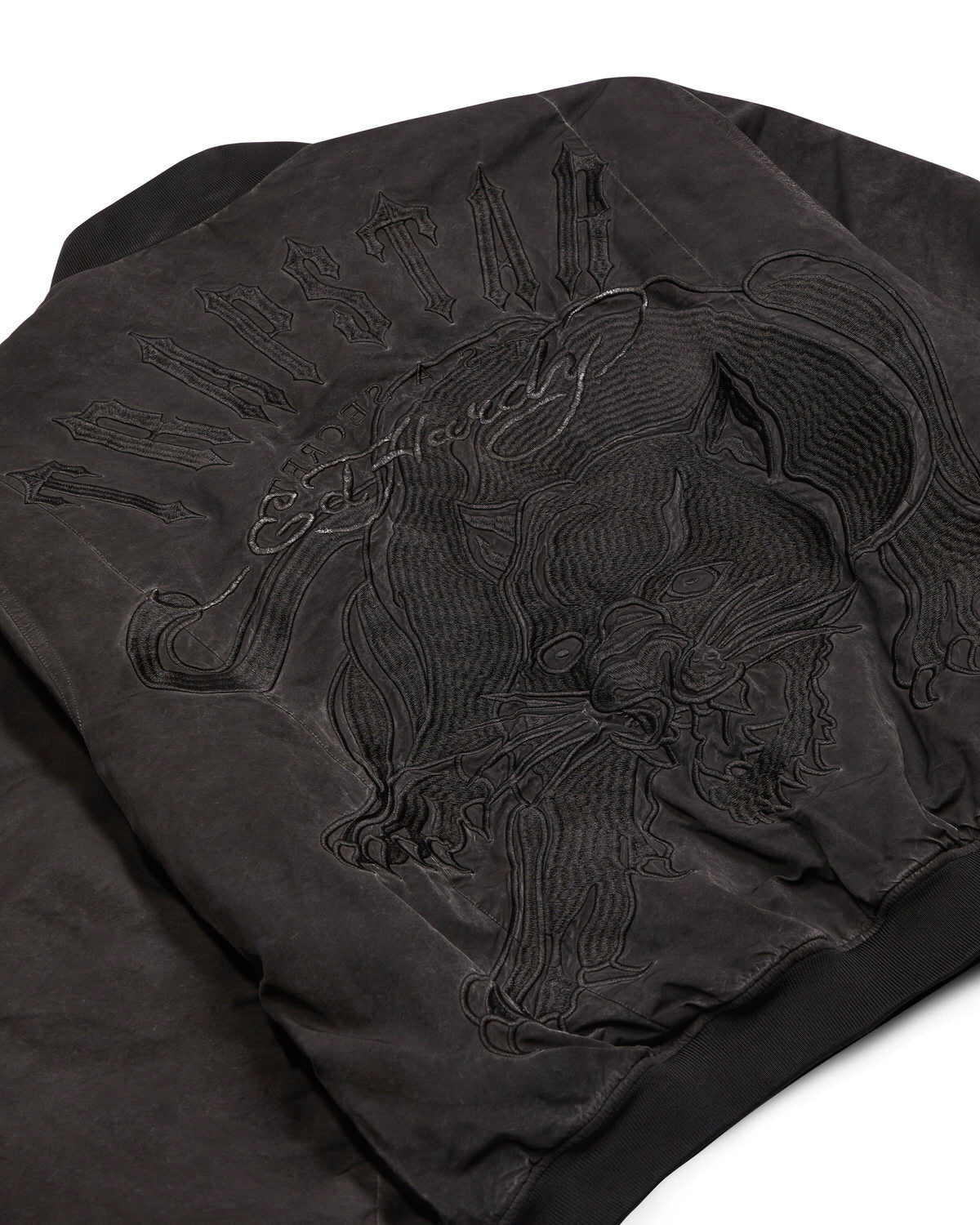 Trapstar x Ed Hardy Bomber Jacken Herren Schwarz Schweiz | TMEXFI827