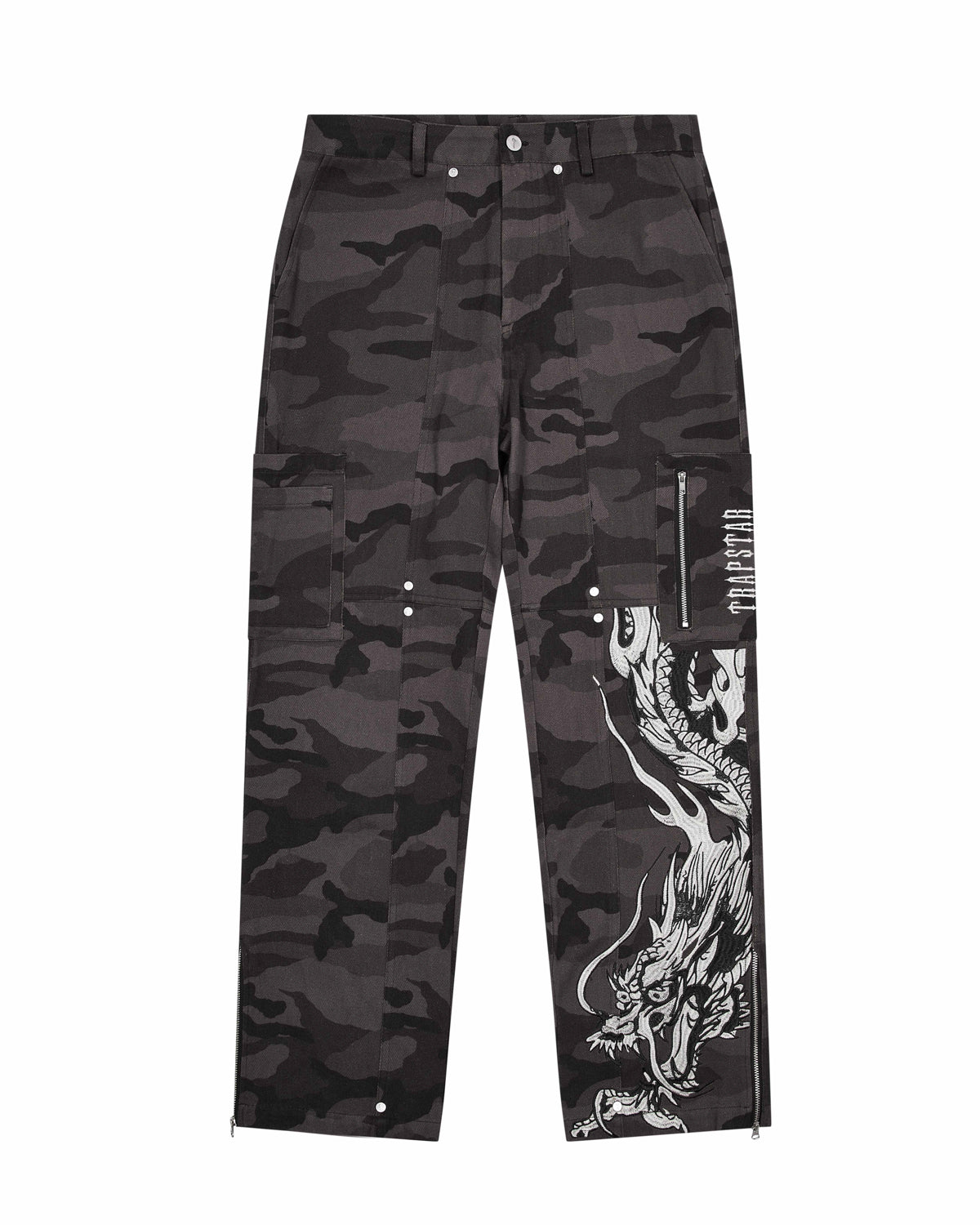 Trapstar x Ed Hardy Cargos Cargohose Herren Schwarz Camouflage Schweiz | FGQJIX597