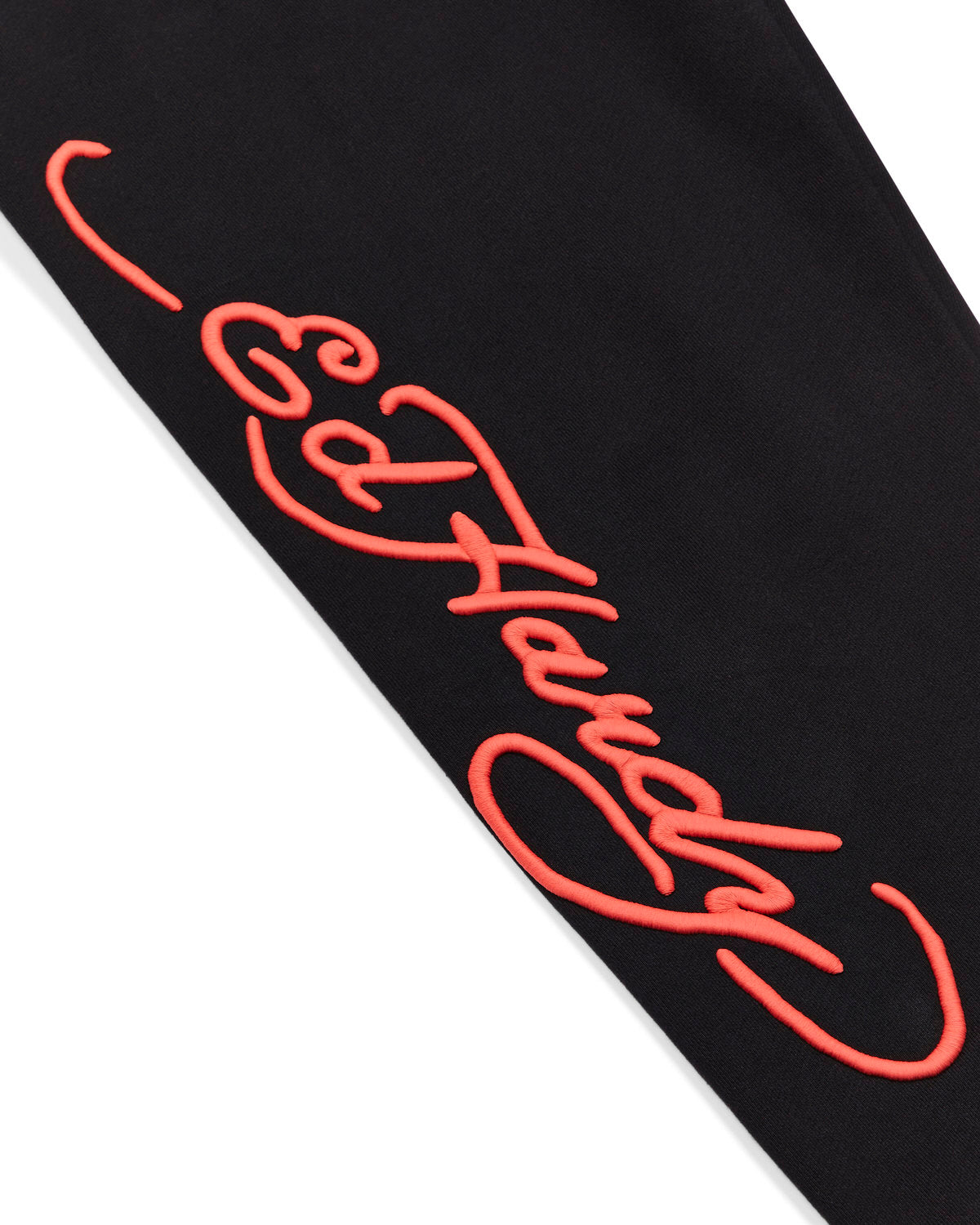 Trapstar x Ed Hardy Script Jogginghose Herren Schwarz Rot Schweiz | DBKFSI574