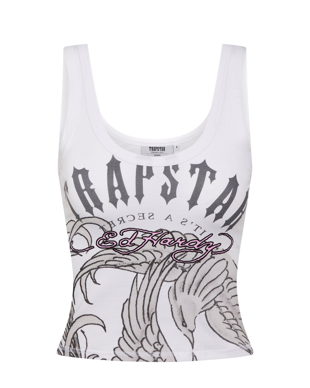 Trapstar x Ed Hardy Weste Damen Weiß Schweiz | GPLCAK896