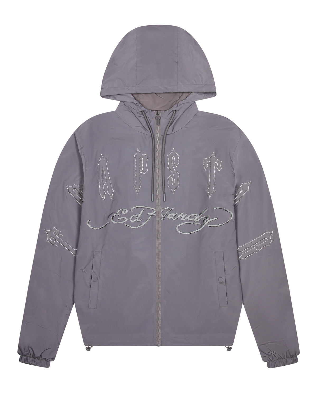 Trapstar x Ed Hardy Windjacke Herren Grau Schweiz | LZWGSN769