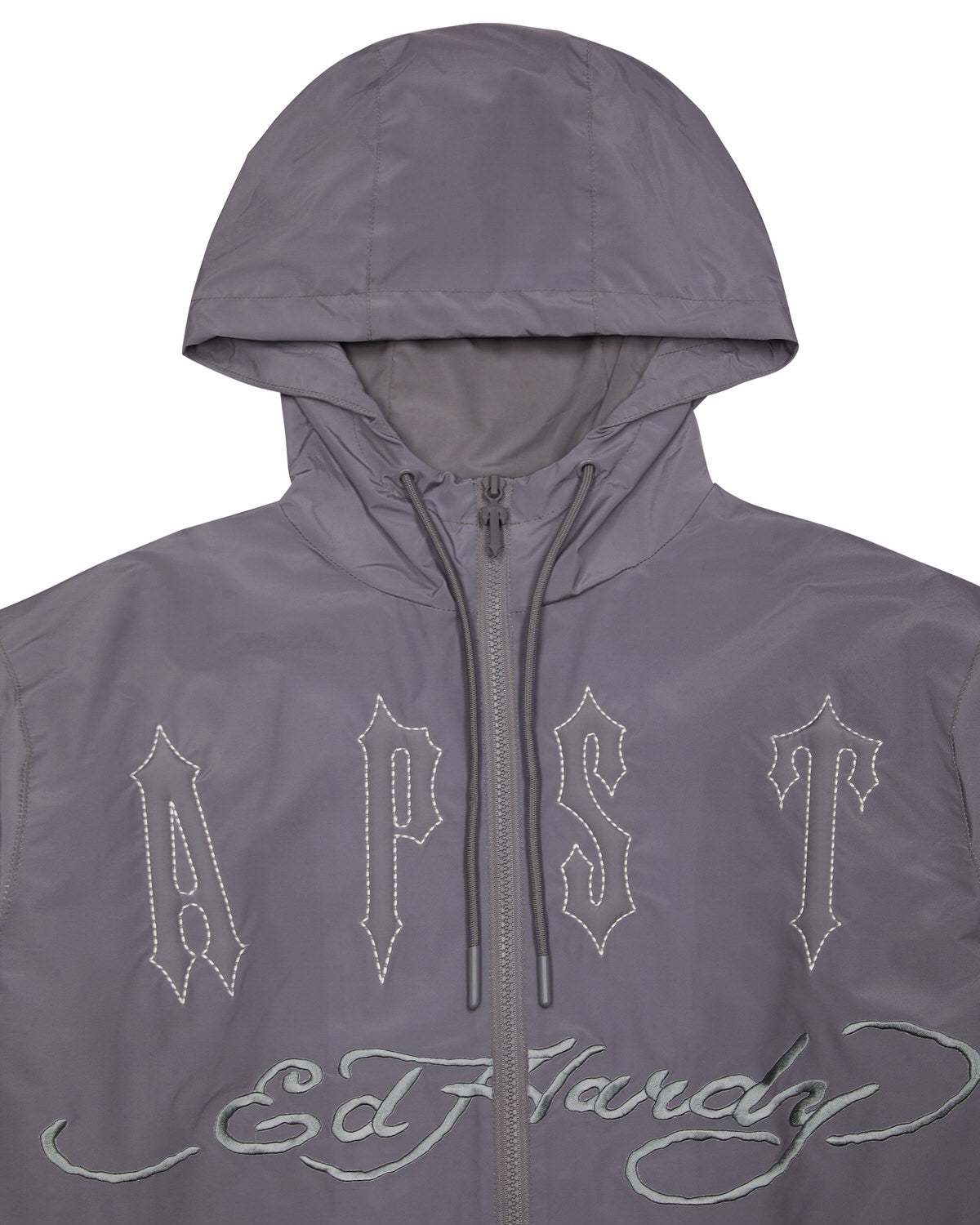 Trapstar x Ed Hardy Windjacke Herren Grau Schweiz | LZWGSN769