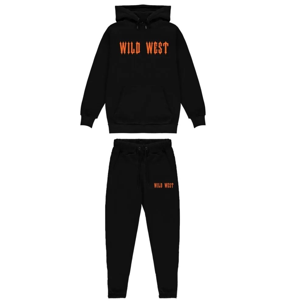 Trapstar Wild West Trainingsanzug Herren Schwarz Schweiz | RSLAVQ024